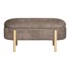 HOUSE NORDIC Smeđa klupa od bouclé tkanine Branca