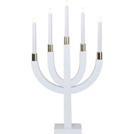 STAR TRADING Bijeli božićni svjetlosni ukras Elias