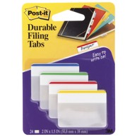 3M Post-it Zastavice 50,8x38 mm 4 boje 6 listića Strong prozirne 686-F