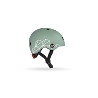 SCOOT&RIDE Kaciga Green Lines XXS