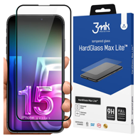 3MK Kaljeno staklo HardGlass Max Lite zaštita za iPhone 15/16 Plus