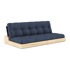KARUP DESIGN Tamno plava sklopiva sofa 196 cm Base, 196x110x72 cm
