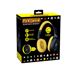 KONIX Slušalice 82541120664, žičano i bežično, Bluetooth, crno-žute