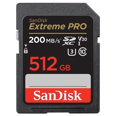 SANDISK Memorijska kartica, SDXC Extreme Pro, 512GB, Class 10 UHS-I, U3, V30