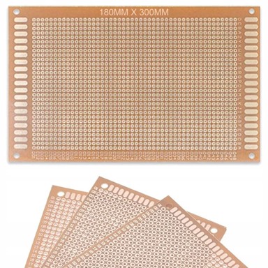ROSFIX Jednostrana prototipska tiskana pločica 180 × 300 mm, raster 2,54 mm