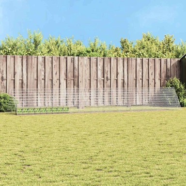 Kavez za zečeve, srebrni, 215 × 100 × 85 cm, cinkani čelik