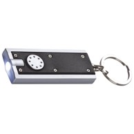 LED Ručna svjetiljka s plastična s alkicom Bath, crna