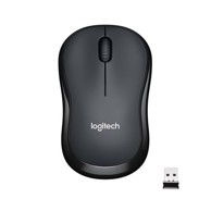 LOGITECH Miš M220 Silent, crni, optički, bežični, USB