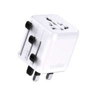 SBS Putni adapter za EU, UK, US i AUS utičnice, bijeli