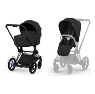 CYBEX Kolica 2u1 ePriam Platinum, crna