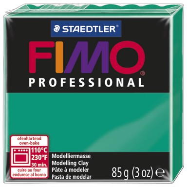 STAEDTLER Masa za modeliranje, FIMO Professional Doll Art, 85 g, žarko zelena