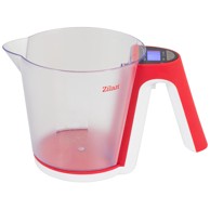 ZILAN Kuhinjska vaga s posudom Floria 7788/RD, do 2 kg. crvena