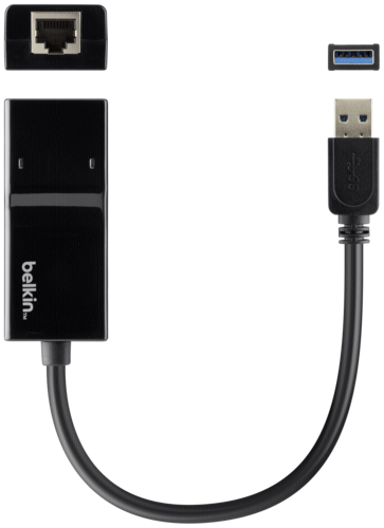BELKIN USB 3.0 Gigabit Ethernet Adapter 10/100/1000Mbps B2B048