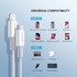 UGREEN Kabel USB-C Lightning, 1 m, srebrni
