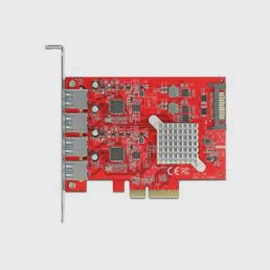 DELOCK PCIe x4 USB kontroler, 4× USB-A 3.2 Gen 2, vanjski