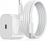 KOANNI Set mrežnog punjača PD 20 W s Lightning kabelom za iPhone 200 cm