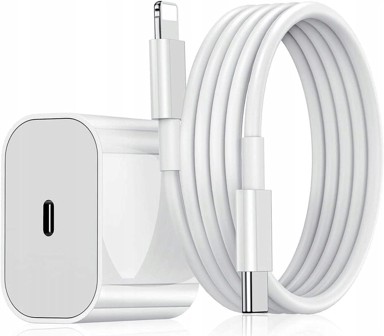 KOANNI Set mrežnog punjača PD 20 W s Lightning kabelom za iPhone 200 cm