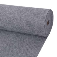 Tepih, 1,2 x 10 m, poliester, sivi