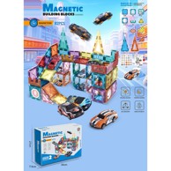 Magnetski blokovi set za gradnju garaža 82 kom