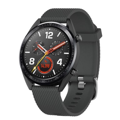 BSTRAP Remen Silicone Bredon za Garmin Venu 2, tamno sivi