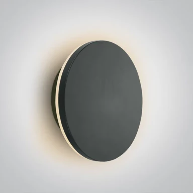 Zidna lampa, LED, 15W, WW, IP65, 230V, TRIAC dimm, Dark Light, DM67532/B/W, crna