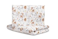 SENSILLO Dvodijelni set posteljine, 135x100 cm i 40x60 cm, srna