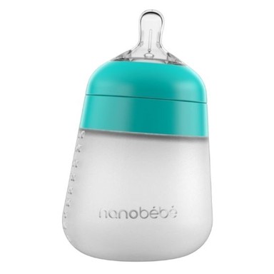 NANOBEBE Silikonska bočica Flexy, 270ml, 2kom