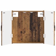 Kabinet za mete HOORN, staro drvo, 52,5 x 10,5 x 53,5 cm