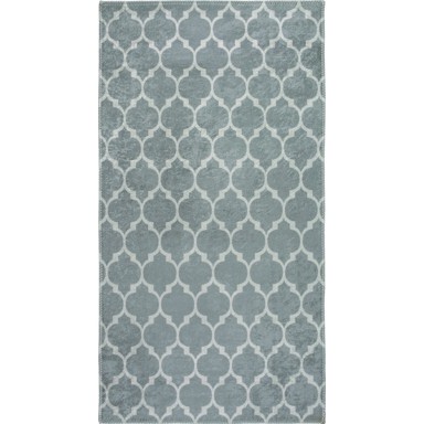 VITAUS Svijetlo sivo-krem perivi tepih 180x120 cm