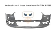 ISAM Prednji branik Audi A3 12-16, šprice