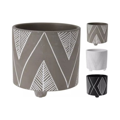 Keramička tegla 14X13cm sort