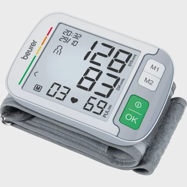 BEURER Tlakomjer za zapešće BC 51, bijela, siva