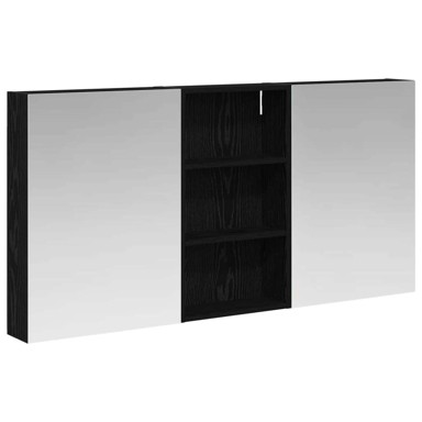 Set kupaonskih ormarića s policom, 3 kom, 140 x 14.5 x 70 cm