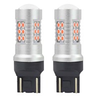 AMIO LED žarulje T20 WR21/5W CANBUS 24SMD, crvene