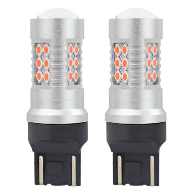AMIO LED žarulje T20 WR21/5W CANBUS 24SMD, crvene
