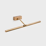 Zidna lampa Magritte-3, LED, 12 W, 3000 K, staro zlato