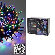 LED lampice, 180 LED, višebojne