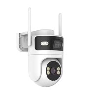 BOT Pametna vanjska WiFi kamera NA2 Tuya dvostruka, 4 MP, bijela