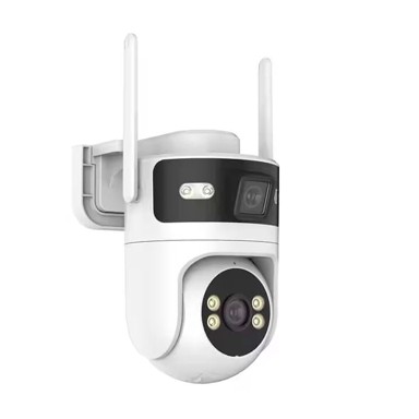 BOT Pametna vanjska WiFi kamera NA2 Tuya dvostruka, 4 MP, bijela