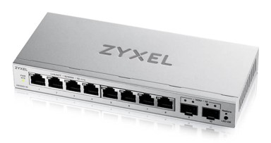 ZYXEL Preklopnik (switch), GS1200-10v3, upravljani L2, Gigabit Ethernet, 10 portova, stolni, sivi