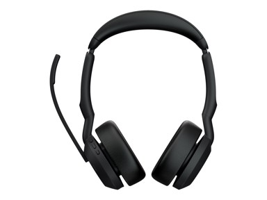JABRA Slušalice Evolve2 55 UC, crne, Link380a, on-ear, Stereo, USB, BT, stalak