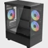AEROCOOL Kućište Viewport Mini-G-BK-v4, ARGB, kaljeno staklo, crna