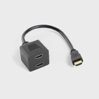 LANBERG Video spliter AD-0019-BK, HDMI na 2x HDMI