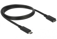 DELOCK Kabel USB-C 3.1 (M) na USB-C 3.1 (Ž), 1m, crni