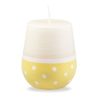 UNIPAR Svijeća Sweetness 32 h, bijelo-žuta