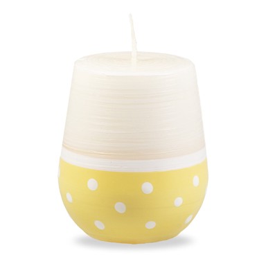 UNIPAR Svijeća Sweetness 32 h, bijelo-žuta