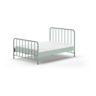 VIPACK Zeleni metalni krevet s podnicom 140x200 cm BRONXX 