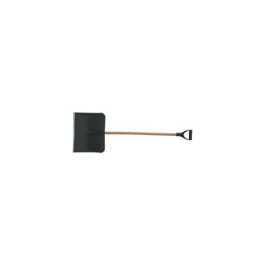Snježna lopata 360 455 mm s ALU rubom, crna