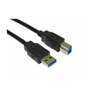 NAVIATEC USB 3.0 A muški na B muški kabel, 1,8 m, crni