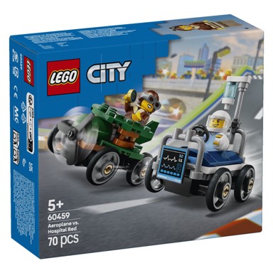 LEGO City Utrka avion vs. bolnički krevet 60459